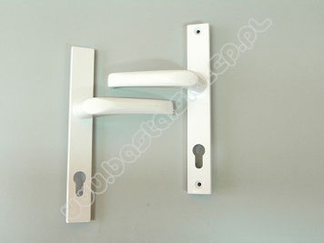 Klamka drzwiowa FKK 92 B lewa, biała